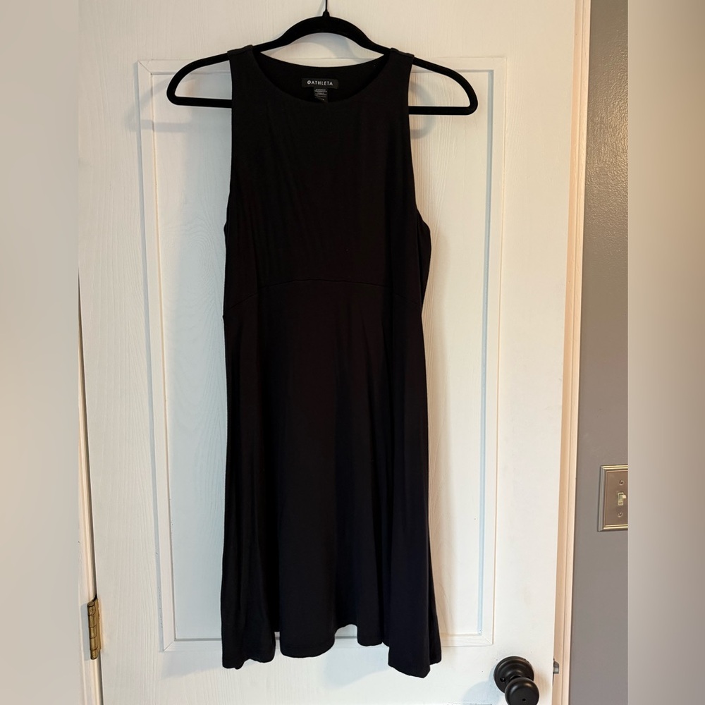 Athleta Black Midi Dress